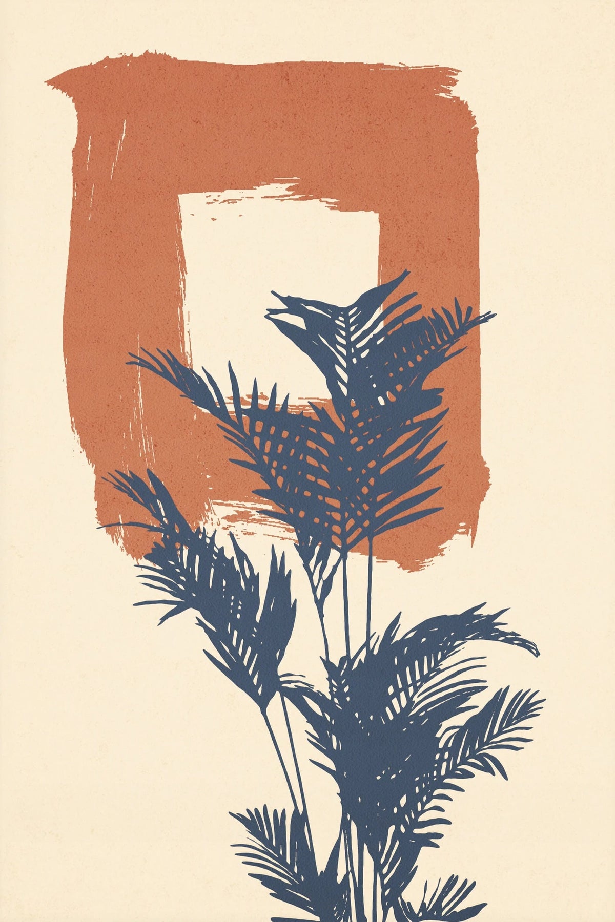 Affiche Florale Moderne – Nature Morte Botanique Style Boho | 30x42cm