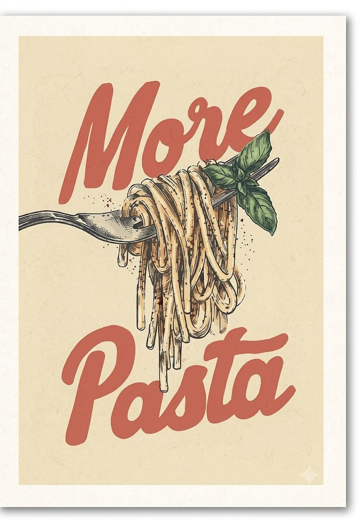 Set 4 Affiches Rétro Cuisine – La Dolce Vita