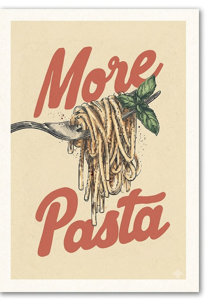 Set 4 Affiches Rétro Cuisine – La Dolce Vita