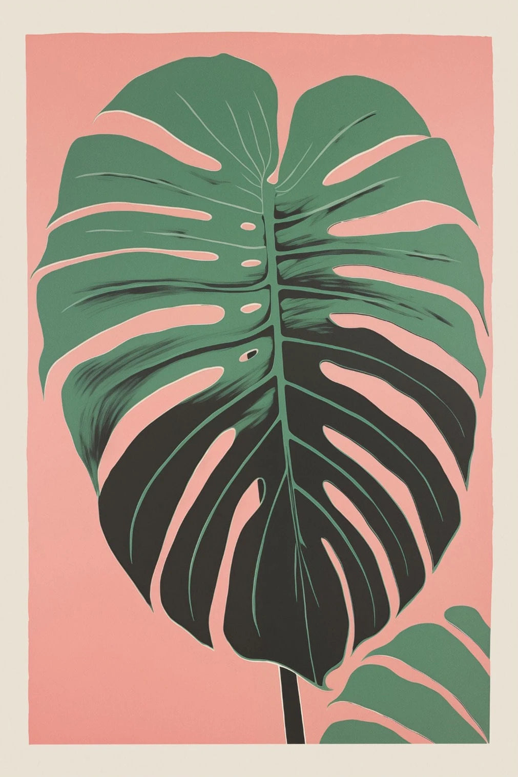 Affiche Florale Moderne – Nature Morte Botanique Style Boho | 30x42cm