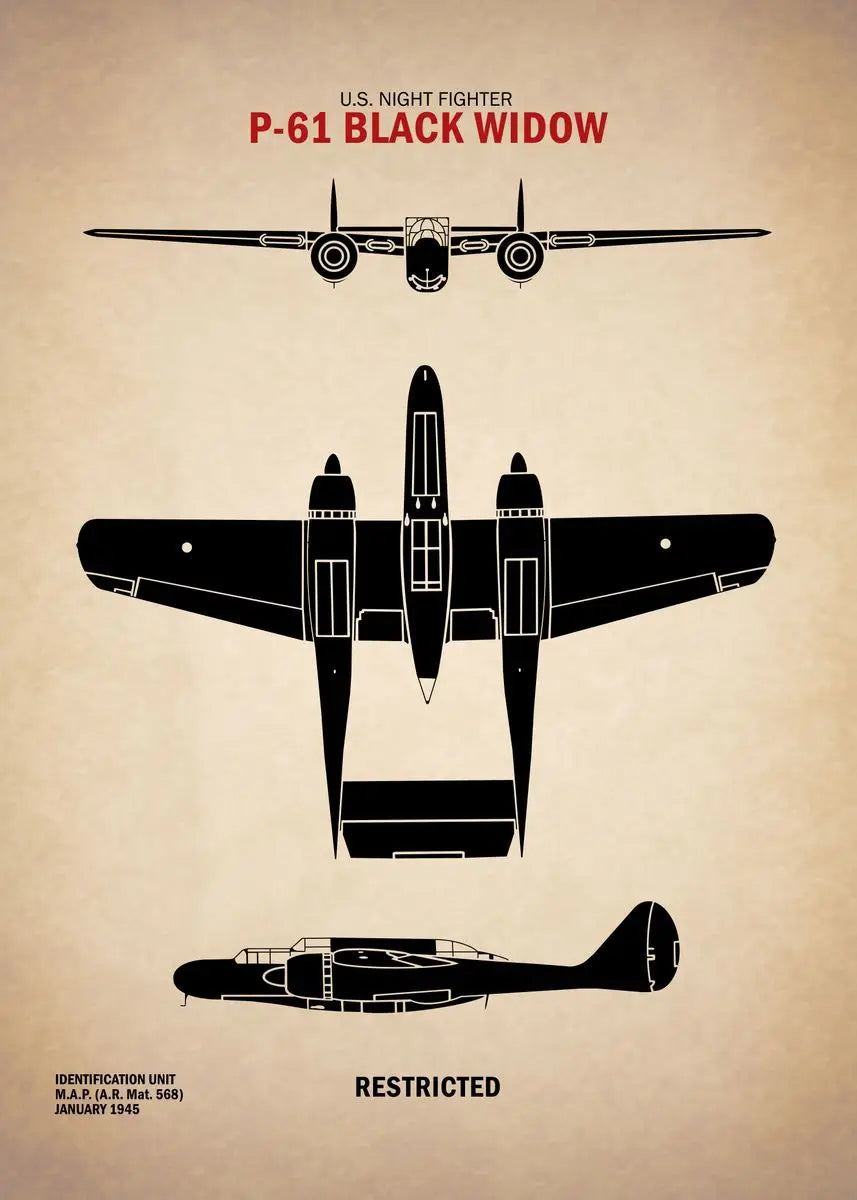 Affiche Vintage Spitfire WWII – Art Militaire Aviation | Impression Toile Décoration Murale