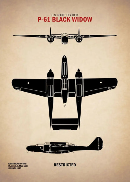 Affiche Vintage Spitfire WWII – Art Militaire Aviation | Impression Toile Décoration Murale