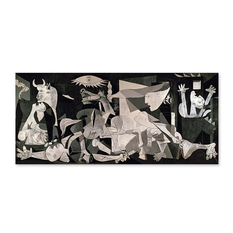 Affiche sur toile Guernica de Picasso – Art abstrait pour salon et décoration murale