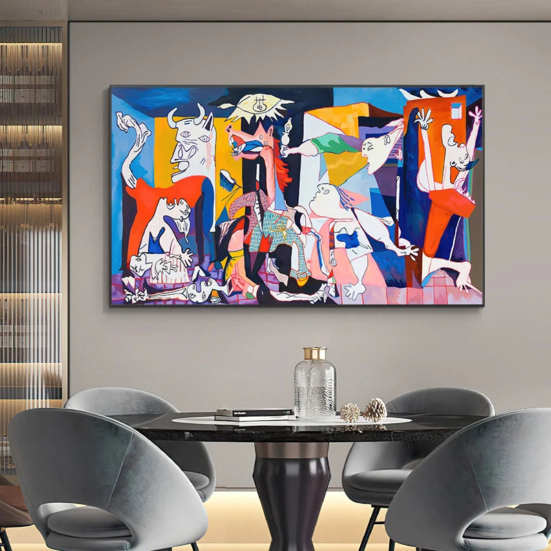 Affiche sur toile Guernica de Picasso – Art abstrait pour salon et décoration murale