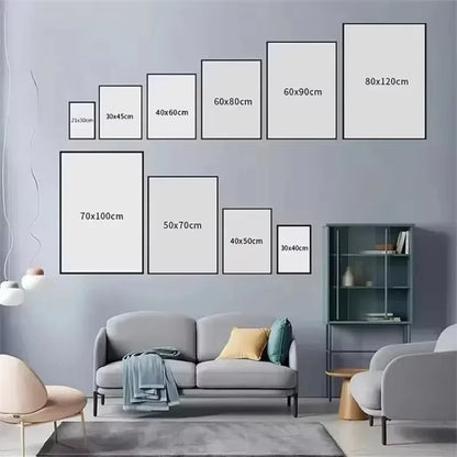 Tableau Minimaliste Olivier – Art Végétal sur Toile