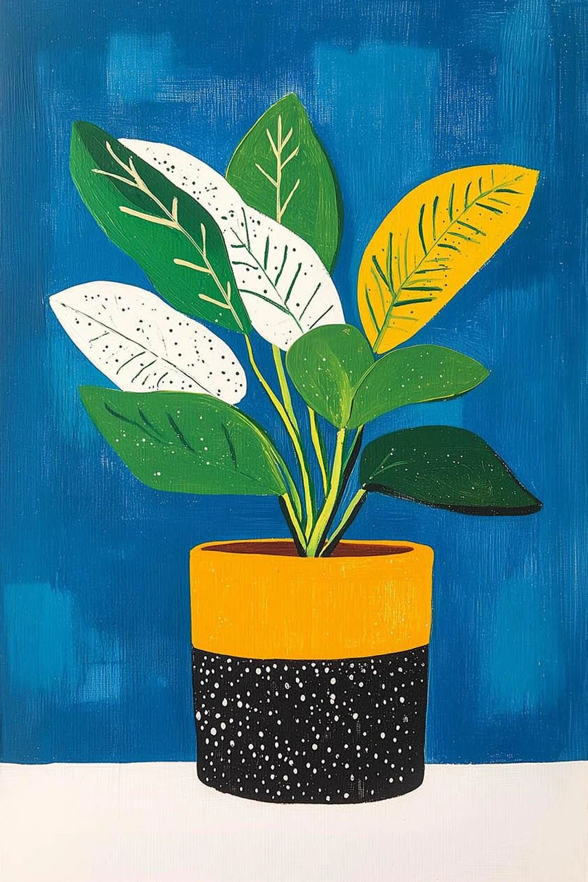 Affiche Florale Moderne – Nature Morte Botanique Style Boho | 30x42cm