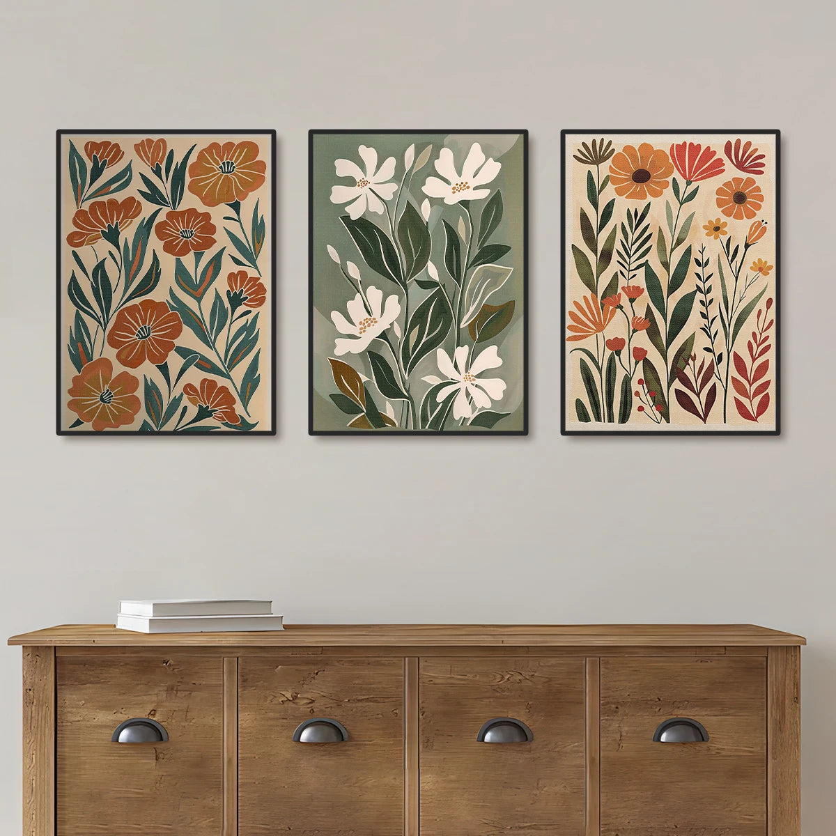 Tableau Fleurs Sauvages – Art Bohème pour Salon