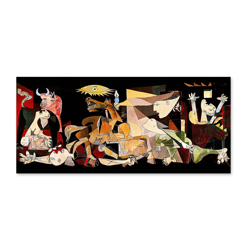 Affiche sur toile Guernica de Picasso – Art abstrait pour salon et décoration murale