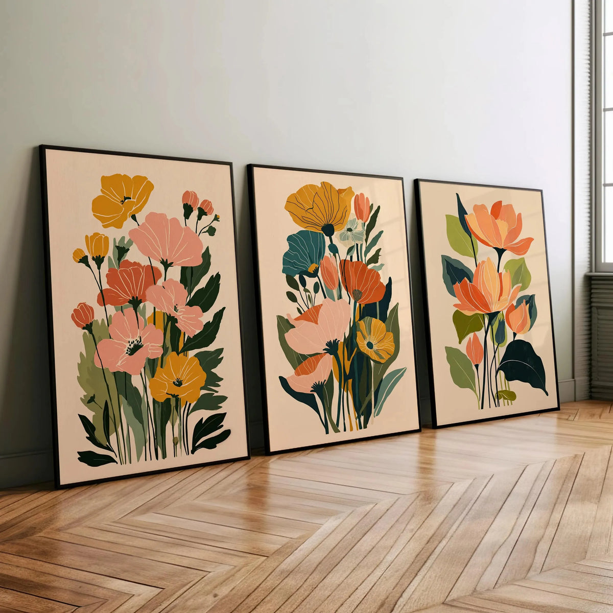 Tableau Fleurs Sauvages – Art Bohème pour Salon