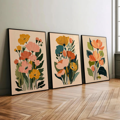 Tableau Fleurs Sauvages – Art Bohème pour Salon