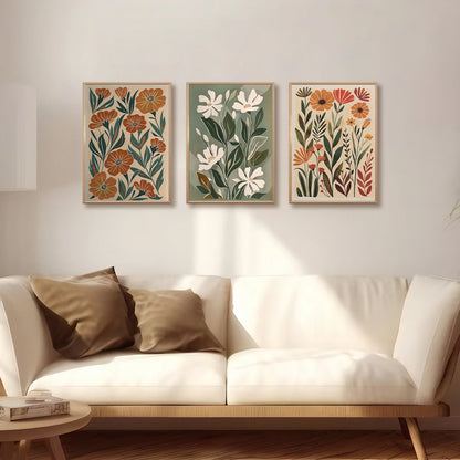 Tableau Fleurs Sauvages – Art Bohème pour Salon
