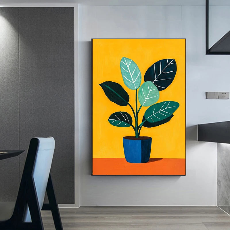 Affiche Florale Moderne – Nature Morte Botanique Style Boho | 30x42cm