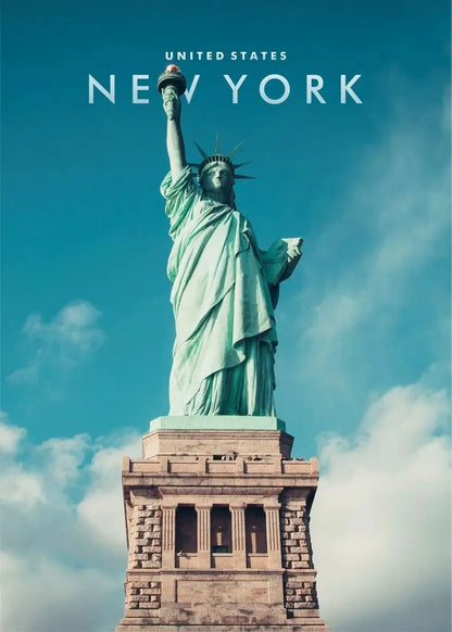 Affiche New York – Coordonnées Cityscape | Toile Murale