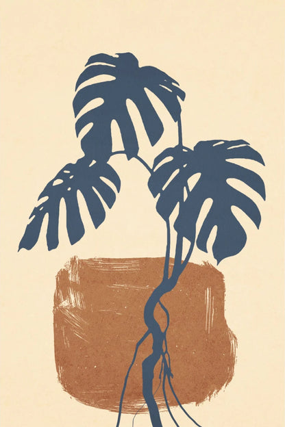 Affiche Florale Moderne – Nature Morte Botanique Style Boho | 30x42cm