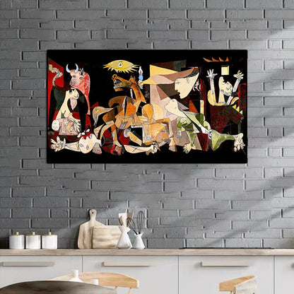 Affiche sur toile Guernica de Picasso – Art abstrait pour salon et décoration murale