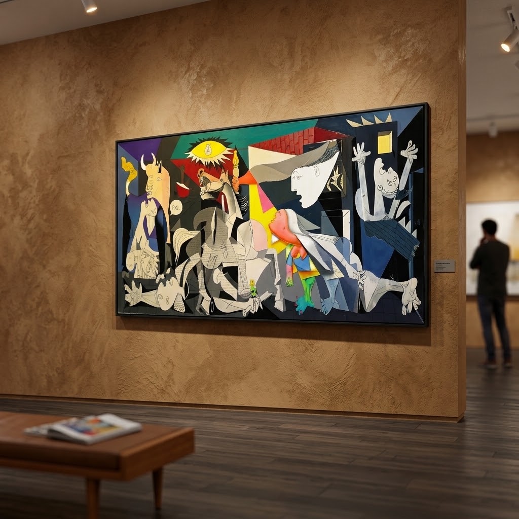 Affiche sur toile Guernica de Picasso – Art abstrait pour salon et décoration murale